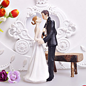 "Kiss Me" Bride & Groom Cake Topper