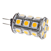 G4 3W 260-290LM 24x5050SMD 3000-3500K Warm White Light Bulb Milho LED (12V)