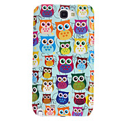 Lovely Owl Pattern Hard Case for Samsung Galaxy Note 2 N7100