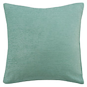 Chenille Sólido Azul Poliéster fronha decorativa