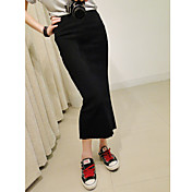 Dividir Bodycon Maxi saias