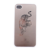 Rame Foglio Tiger Caso duro del modello per il iPhone 4/4S (colori assortiti)