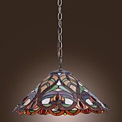 NORDENHAM - Lustre Tiffany com 2 Lâmpadas