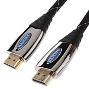 testa di metallo hdmi 1.3vm per m di cavo per Smart LED HDTV, Apple TV, DVD Blu-ray (1,5 m)