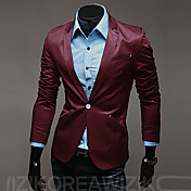 Solid Color One Button Terno dos homens