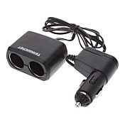 Affichage LED Cigarette Lighter mètre de tension électrique pour batterie de voiture (12/24V DC)