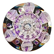 1W Artistic Led Flush Mount DYC005 in Floral Crystal Design for Porch/Corridor/Aisle