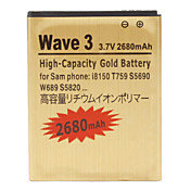 Batterie de téléphone portable pour Samsung S8600 Wave 3 (3,7 V, 2680 mAh)