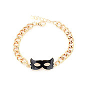 Cute forgyldt alloy Mustache Pattern Armbånd (assorterede farver)