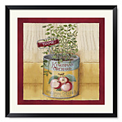 Framed Art Print Floral Cherries by Lisa Audit
