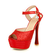 Amazing Paillette Stiletto Heel Sandals With Buckle Party / Evening Shoes(More Colors)