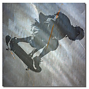 Printed Canvas Art People Skater II by Karen Williams with Stretched Frame
