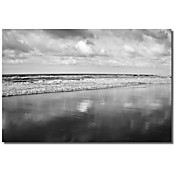 Printed Canvas Art Landscape MHArt_054-HB-BW by Michael Harrison with Stretched Frame