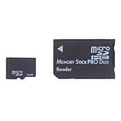 16GB microSDHC geheugenkaart en microSDHC naar MS Adapter