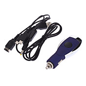4-In-1 Car Charger for NDS/PSP (Dark Blue)