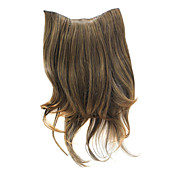 20" Clip in Hair Extensions Curly  Brown