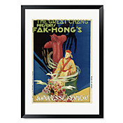 Ingelijste Printt Vintage Japanesse Review door Vintage Posters