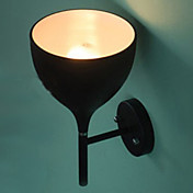 60W Retro Lampada da parete con paralume in metallo Calice Up Rotaliana Drink