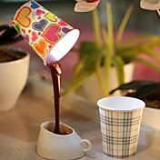 Creativa lámpara de flujo de café
