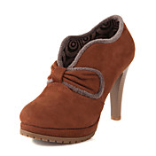 increíbles gamuza stiletto talón botines con zapatos casuales bowknot (más colores)