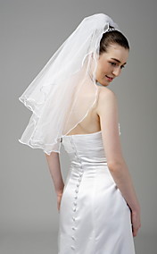 2 Layer Beautiful Elbow Wedding Veil