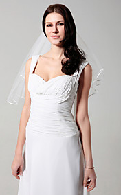 Marvelous 2 Layers Elbow Wedding Veil