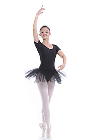 dancewear korte mouwen leotard met tutu prestaties ballet jurk voor vrouwen