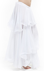 Dancewear Chiffon With Ruffles Belly Performance Skirt for Ladies More Colors