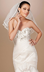 2 Layers Elbow Length Wedding Veil