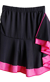 poliéster dancewear volante latin falda para las damas
