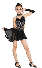 dancewear viscosa / rendimiento tul vestido de baile latino para niños