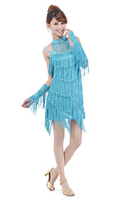 dancewear Polyester mit Quasten Leistung latin dance dress für Damen mehr Farben