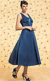 TS VINTAGE V Neck Maxi Swing Dress