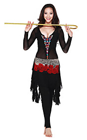 Dancewear Crystal Bomull med Gems Belly Dance Antrekk For Ladies Flere farger