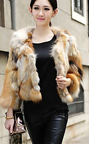 3/4 erme snipp Red Fox Fur Casual / Party Jacket
