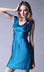 TS Deep V Neck Narrow Waist Dress