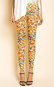 TS Círculo impressão Leggings