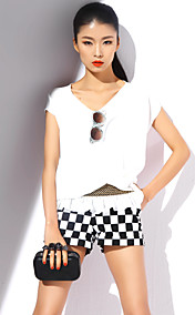 TS Elastic Waistband Short Sleeve Blouse