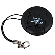  Mini USB 2.0 tf microSD TransFlash SD / lecteur de carte SDHC (noir)