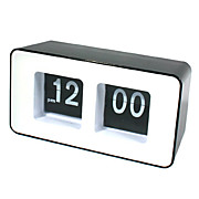  Flip Digit Desktop Clock (Black)
