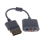  Gold Plated L/R-RCA Digital Audio Cable Adapter for Xbox 360