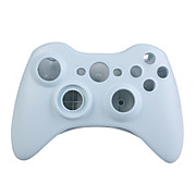  Replacement Control Pad Housing Case + Screwdriver for Xbox 360 Wireless Controller (Light Blue)