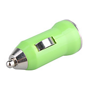  700mA Car Cigarette Powered USB Adapter/Charger (DC 12V/24V)-Green