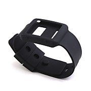  esportes relógio pulseira de silicone para iPod Nano banda 6 - preto