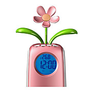  Solar Flower Clock  (1049-CIS-57011)