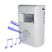  Compact Wireless Infrared Motion Detecting Door Chime with Voice Sound and Music Sounds