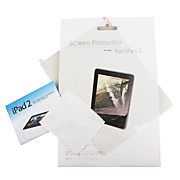  High-quality Anti-glare Screen Protector with A Piece of Cleaning Cloth for iPad 2 and The new iPad