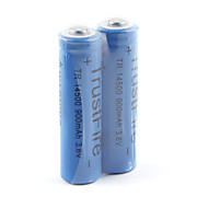  TrustFire 14500 Li-ion Rechargeable Battery 3.6V 900mAh Blue (2-pack)