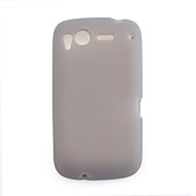  Protective Rubber Gel Silicone Case for HTC Desire S(black)