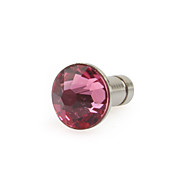  Diamond Earphone Jack 3.55mm(Pink)